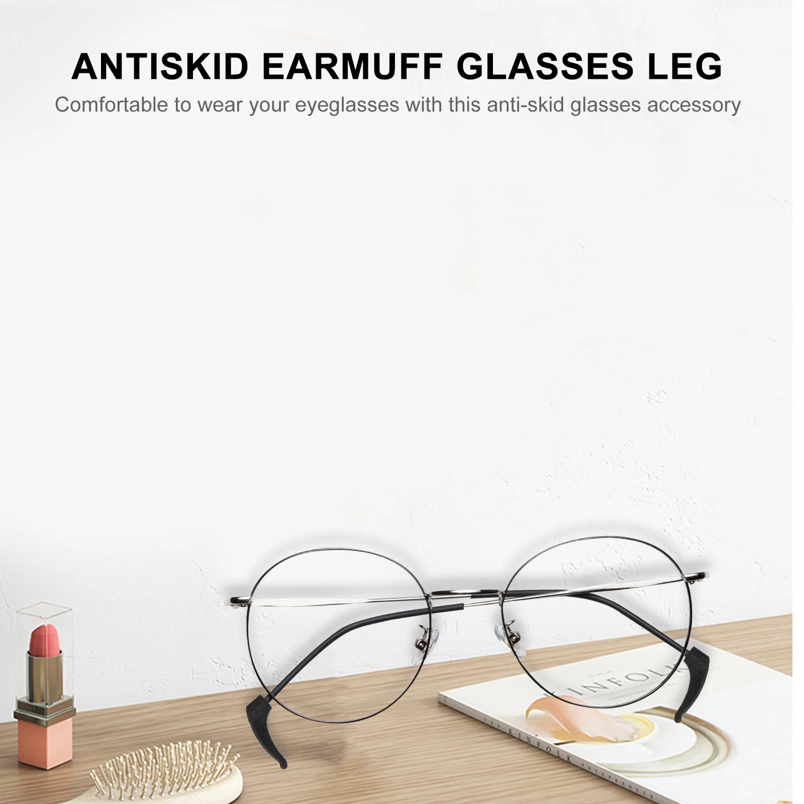 

Silicone Ear Grips Non-Slip For Non-Slip Sunglasses Ear Grips Reading Glasses Sunglasses Outdoor Sports Glasses Accessories