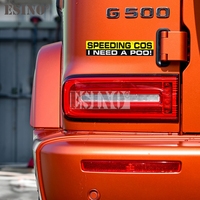 New Warning Speeding Cos I Need A Poo PVC Adhesive Decal Waterproof Car Body Pattern Vinyl