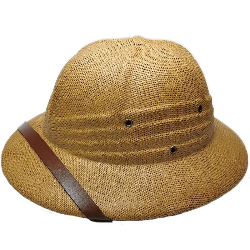 Sombrero del Ejército de la guerra de Vietnam para niño y niña, sombrero de paja de explorador británico, sombreros de Sol de cubo de verano, gorra