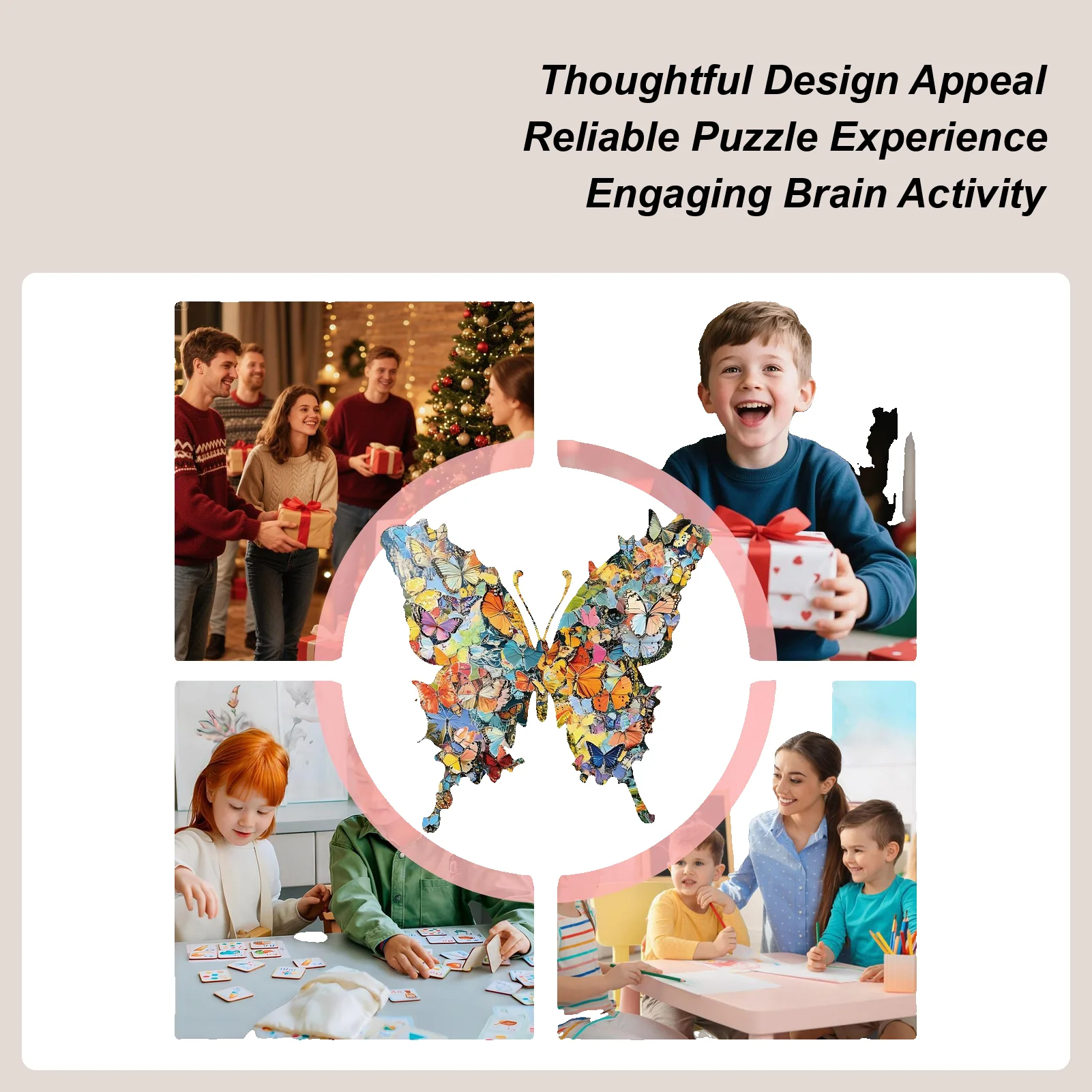 

Деревянные пазлы для взрослых, 162 или 118 шт., игрушка-головоломка в форме бабочки, интерактивная деревянная головоломка для хобби, вечеринки, обучения