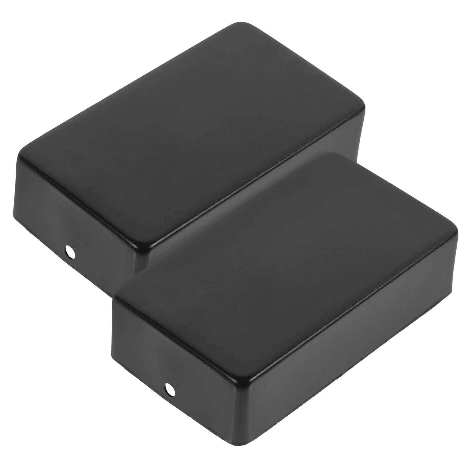 

2 Pcs Pickup Cover Guitar Enhancement Electric Covers Replace Replacement Sound Plate Metal Sealed Upgrades