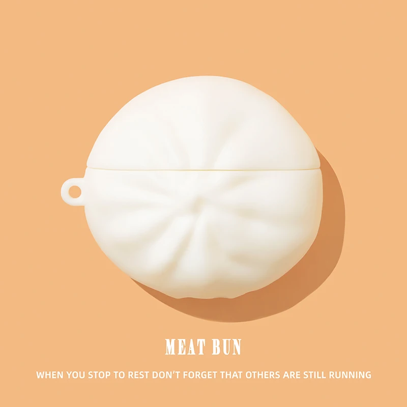 غطاء طعام صيني ثلاثي الأبعاد لأجهزة AirPods 4 حافظة ناعمة من السيليكون لأجهزة Apple AirPods Pro 2 صندوق شحن غطاء كرتوني لأجهزة AirPods 3