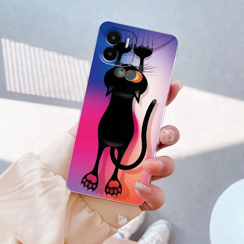 Case For Redmi A1 Plus Cover Clear Soft Silicone Phone Fundas For Xiaomi Redmi A1 A1 Plus Case Bumper For Xiaomi Redmi A1 + Cute