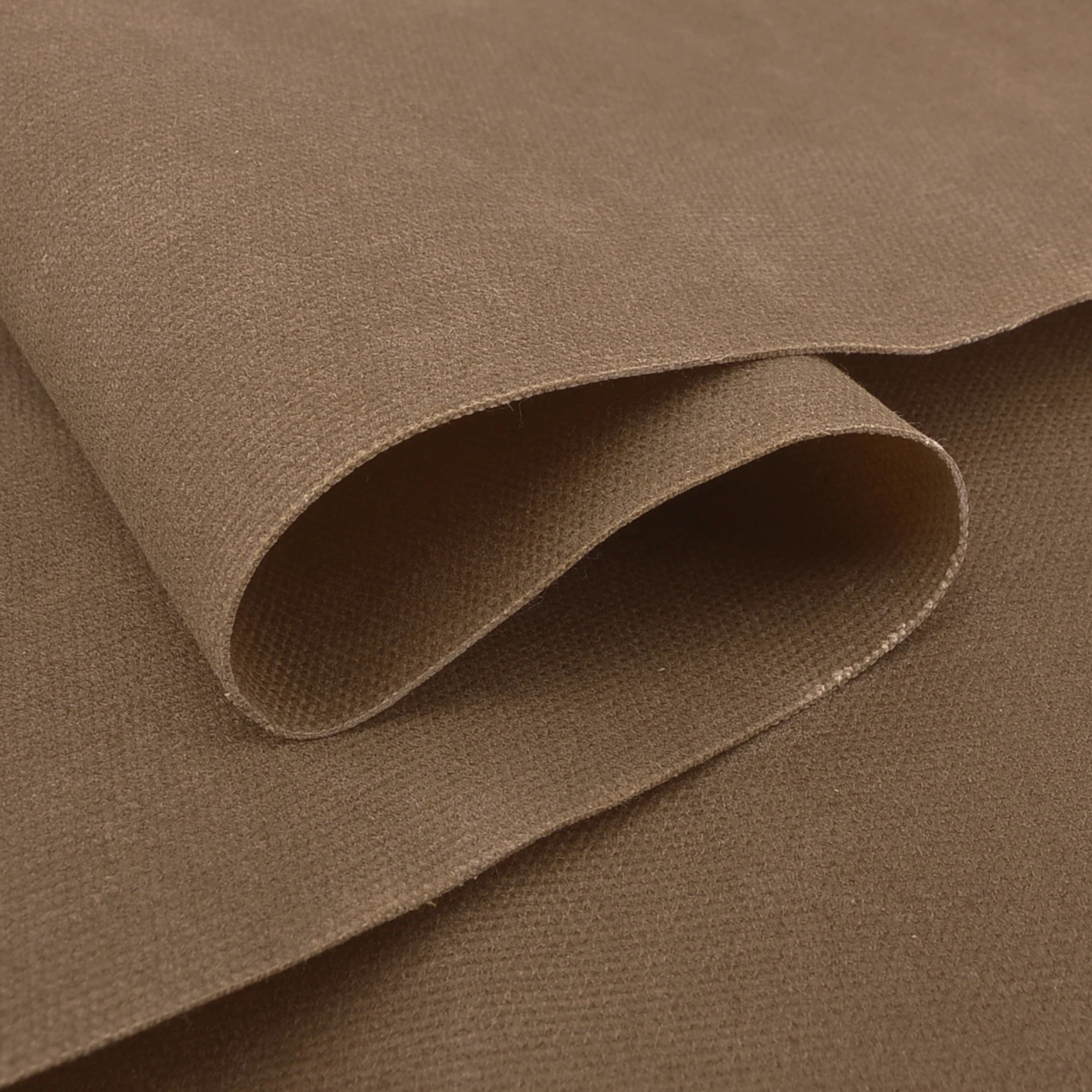 High Quality 16 Ounce Waxed Canvas Waterproof Tan Fabric By the Yard Dark Kahki 100% Cotton Square DIY Crafted