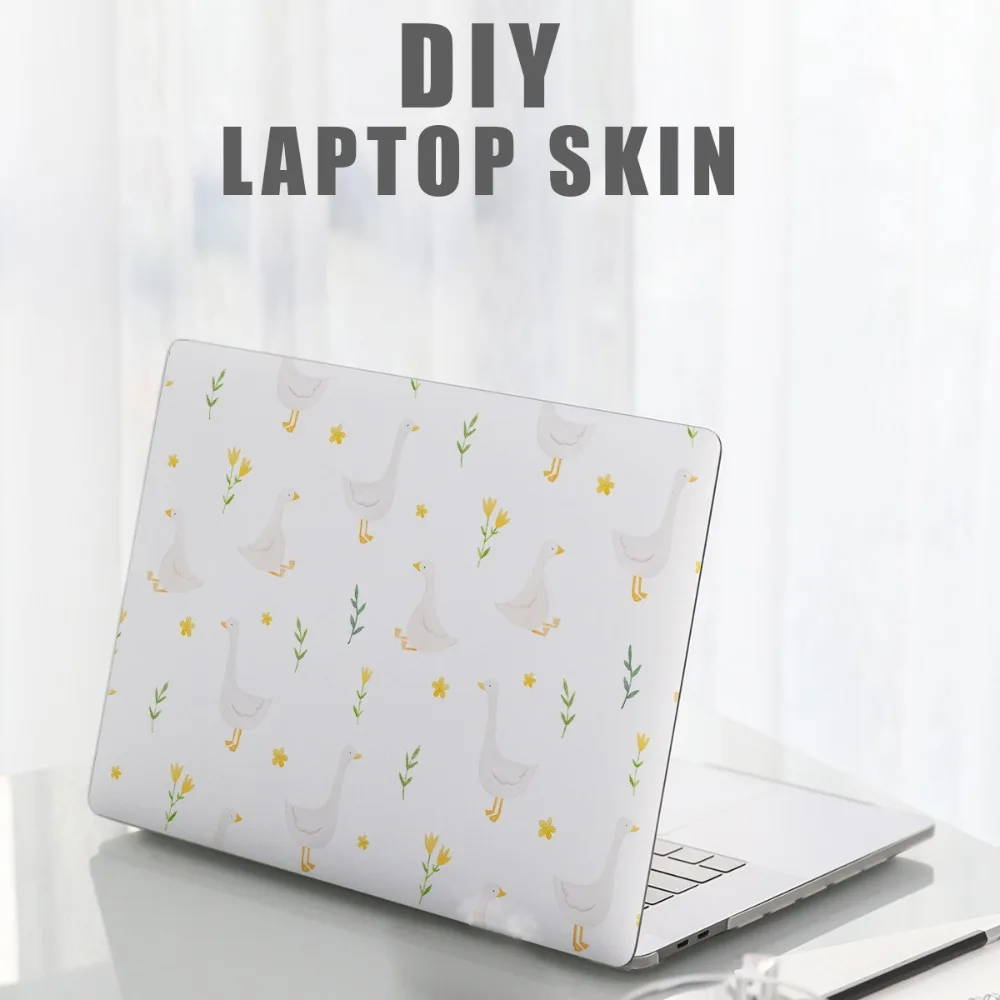 

DIY 15inch Laptop Stickers Skins A+C Side Cute Cat Notebook Computer Cover Skin for Macbook /HP / Dell / Lenovo / Acer / ASUS