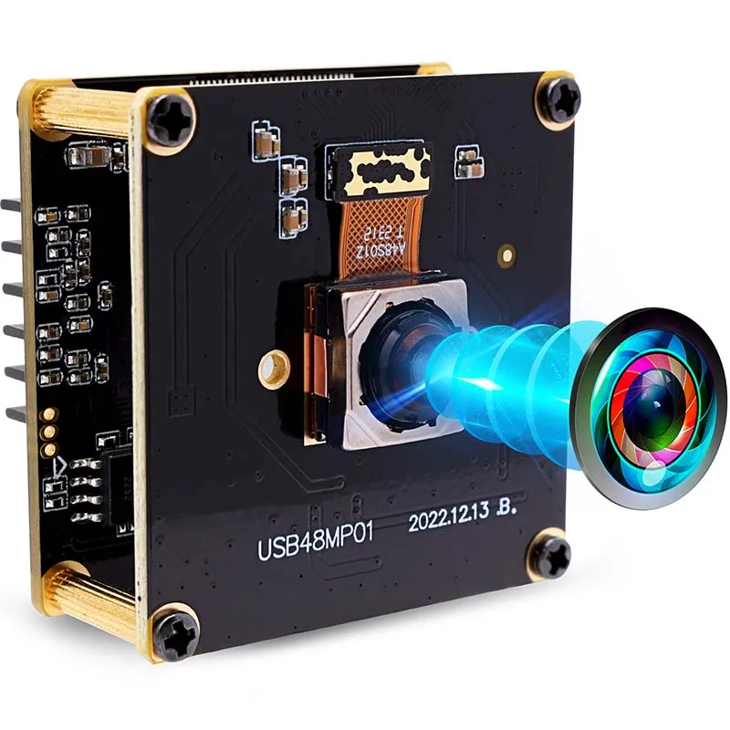 AF USB Camera Module 48MP Ultra HD Autofocus 70 Degree Webcam Module Fast Focus Video Camera for PC Raspberry Pi Jetson Nano