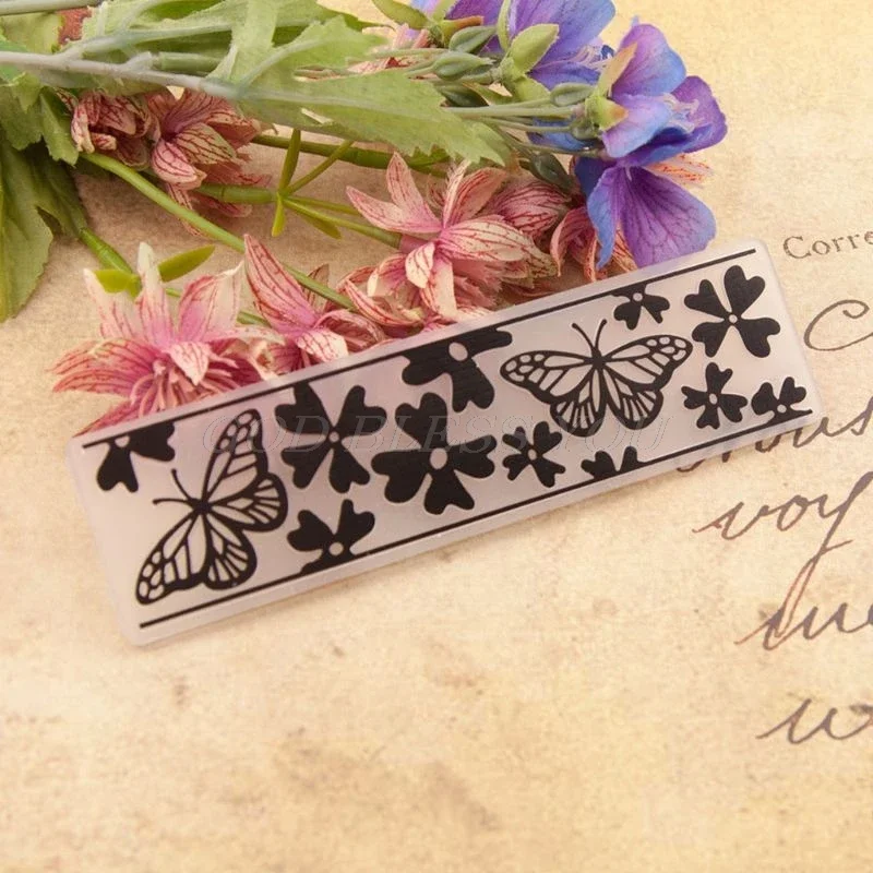 فراشة زهرة النقش مجلد قالب Stencil DIY بها بنفسك سجل القصاصات ألبوم بطاقة صنع الحرفية الديكور انخفاض الشحن