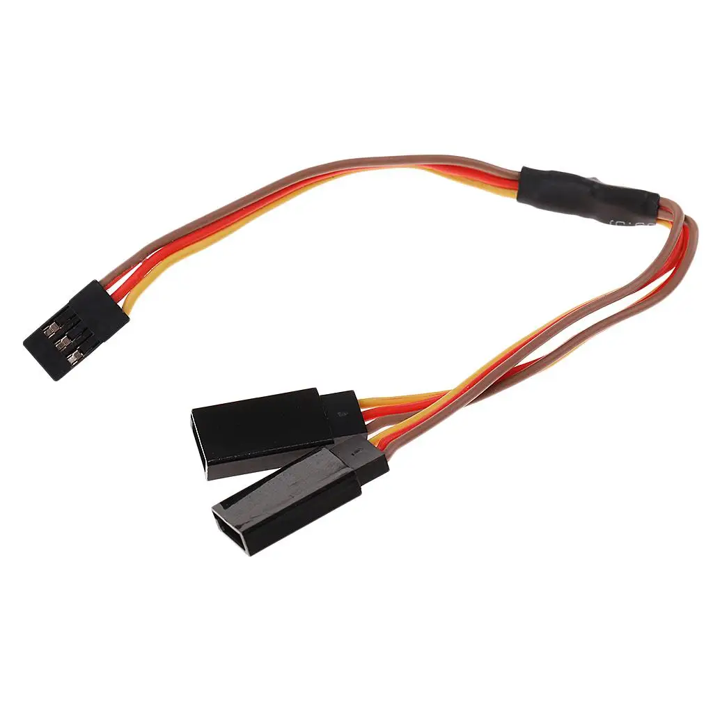 150mm 2-Way Servo Extension Y Cable Lead Wire for JR Futaba RC Cars Plane Helicopters Drone