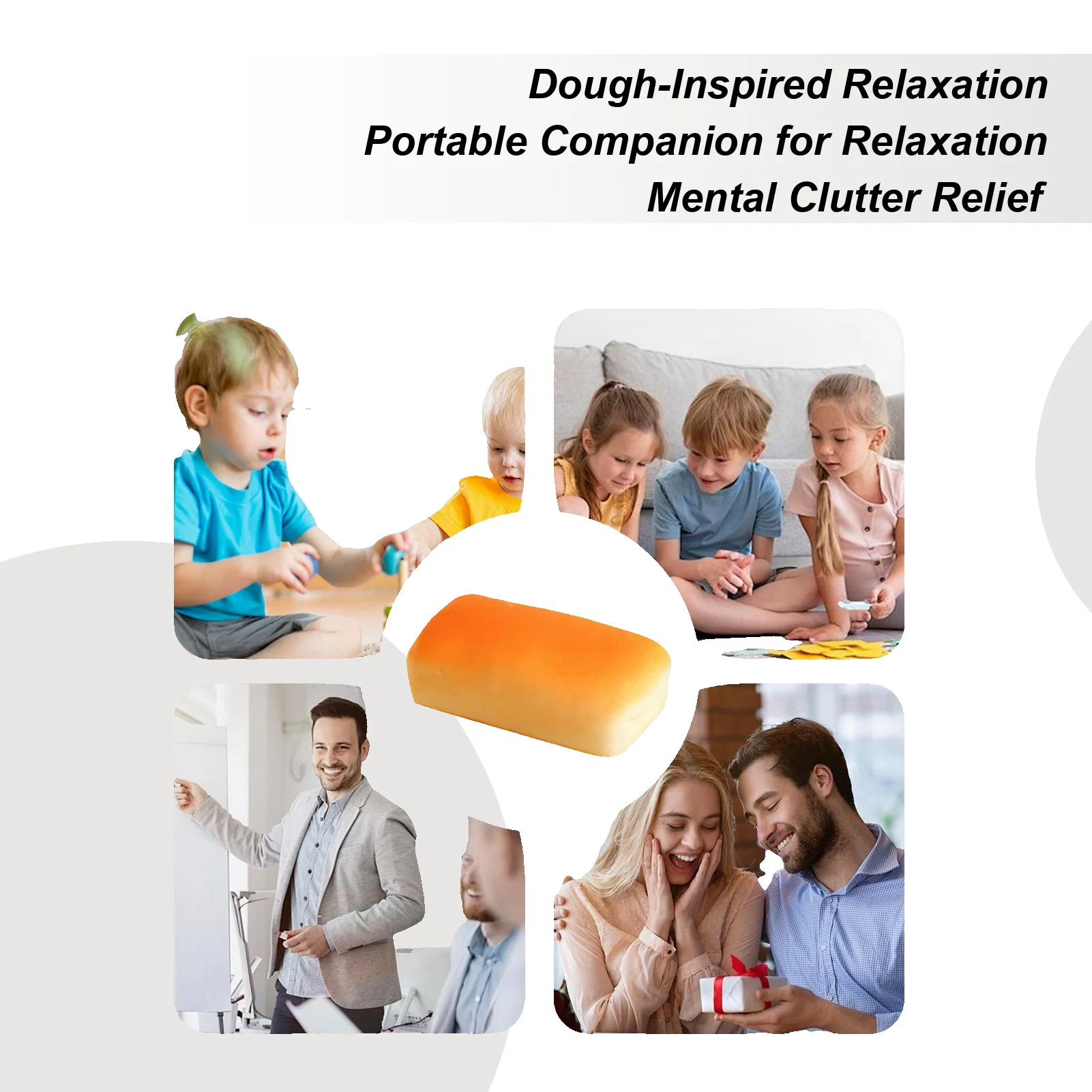 

Pinch Toys Soft Stretchy Sensory Ball Slow Rising Bread Stress Relief Fidget Toys For Kids Adults Birthday Christmas Holiday