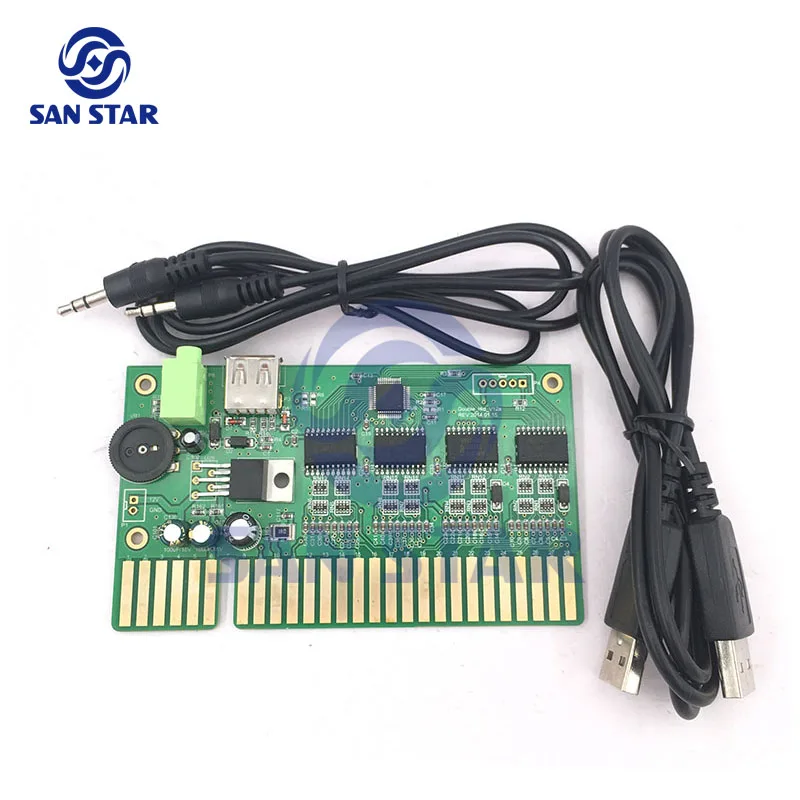 2 Spelers Usb Naar Jamma Converter Bord Arcade Game Console Moederbord Jamma Converter Board Gaming Usb Pc Naar Jamma Moederbord