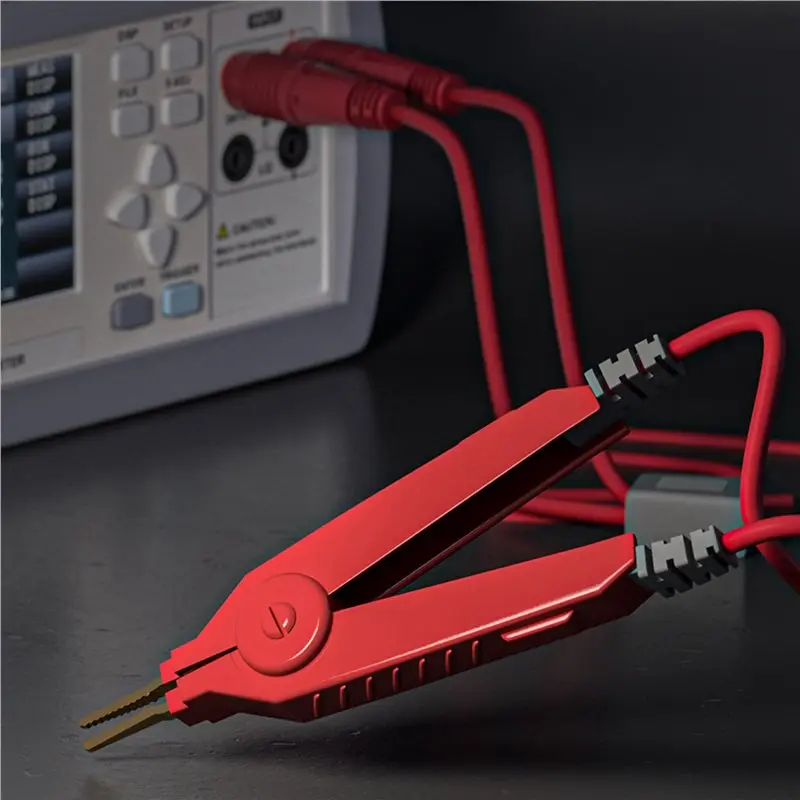 【VENDA RÁPIDA】Cabo de teste de medidor 3X Terminal Kelvin Clipes Fios de cabo para plugues banana de 4 mm banhados a ouro