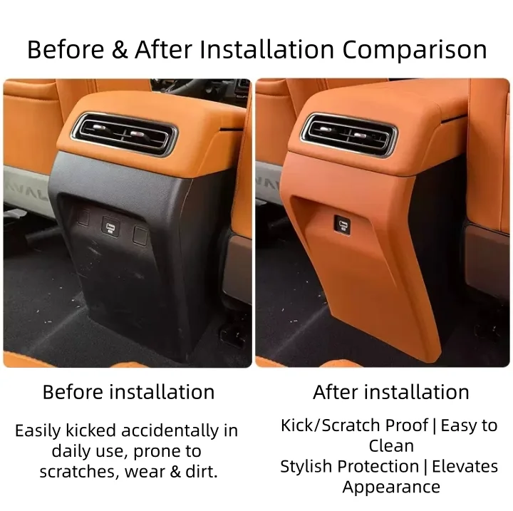 Haval Raptor PLUS & V7 2026+ Silicone Car Footrest Pad Air Conditioner Control Box Center Armrest Rear Air Outlet Anti-Kick Mat
