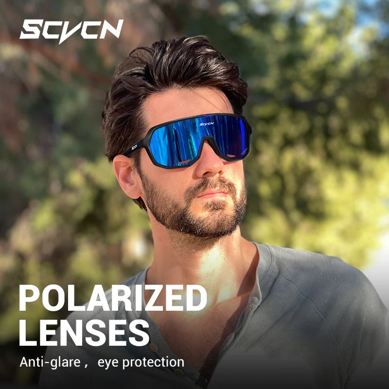 SCVCN موضة جديدة الاستقطاب النظارات الشمسية الرجال النساء القيادة النظارات الشمسية السفر عطلة الشارع UV400 حجب