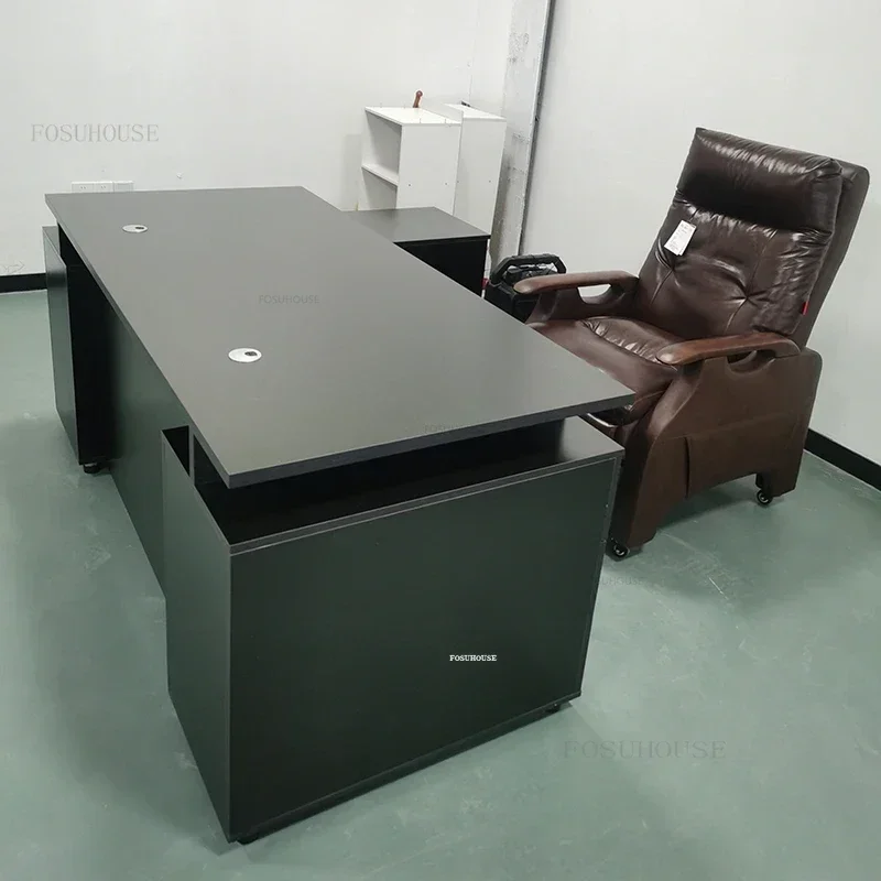 #Nordic Office Desks Modern Manager Single Table Simple Office Furniture Luxury Fashion Boss Desk Home Bedroom Study Table P W