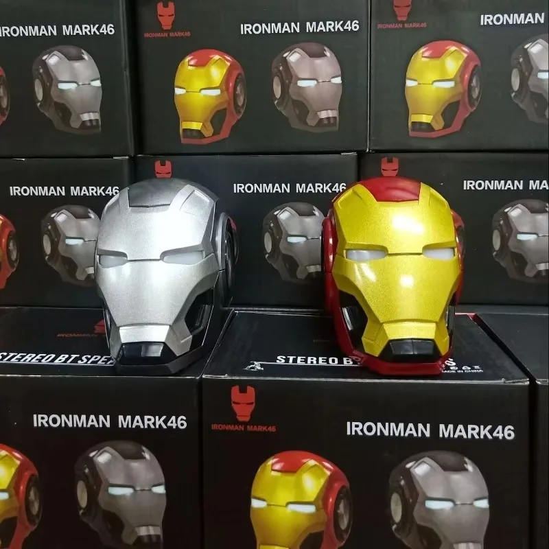 Marvel The Avengers Bluetooth Speaker, Homem-Aranha, Homem De Ferro, Mini Subwoofer dos desenhos animados, Anime personalizado, Filme, Áudio Presente