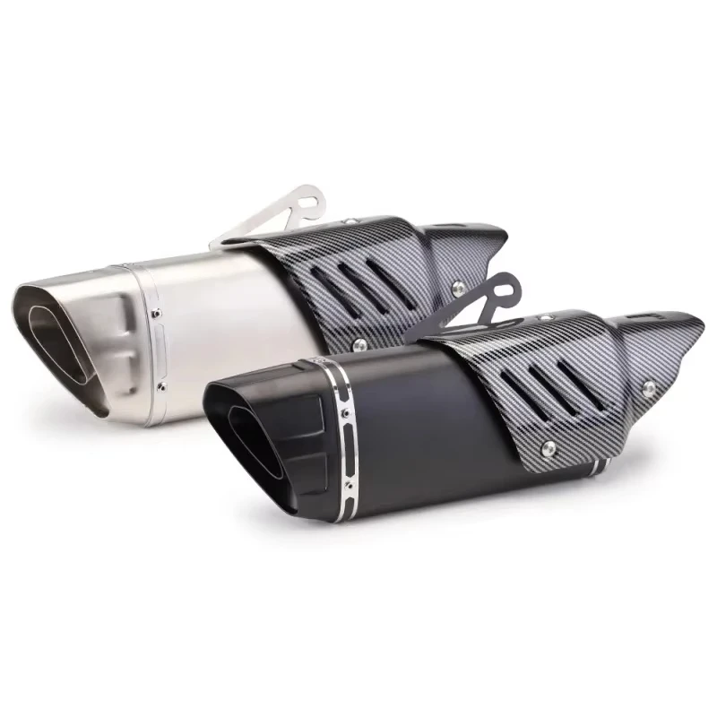 Universal 51mm Motorcycle Exhaust Muffler Escape R for YAMAHA R6 R3 Ninja Z 400 250 Z900 ZX6Rfor KTM RC 125 250 390 - view 3