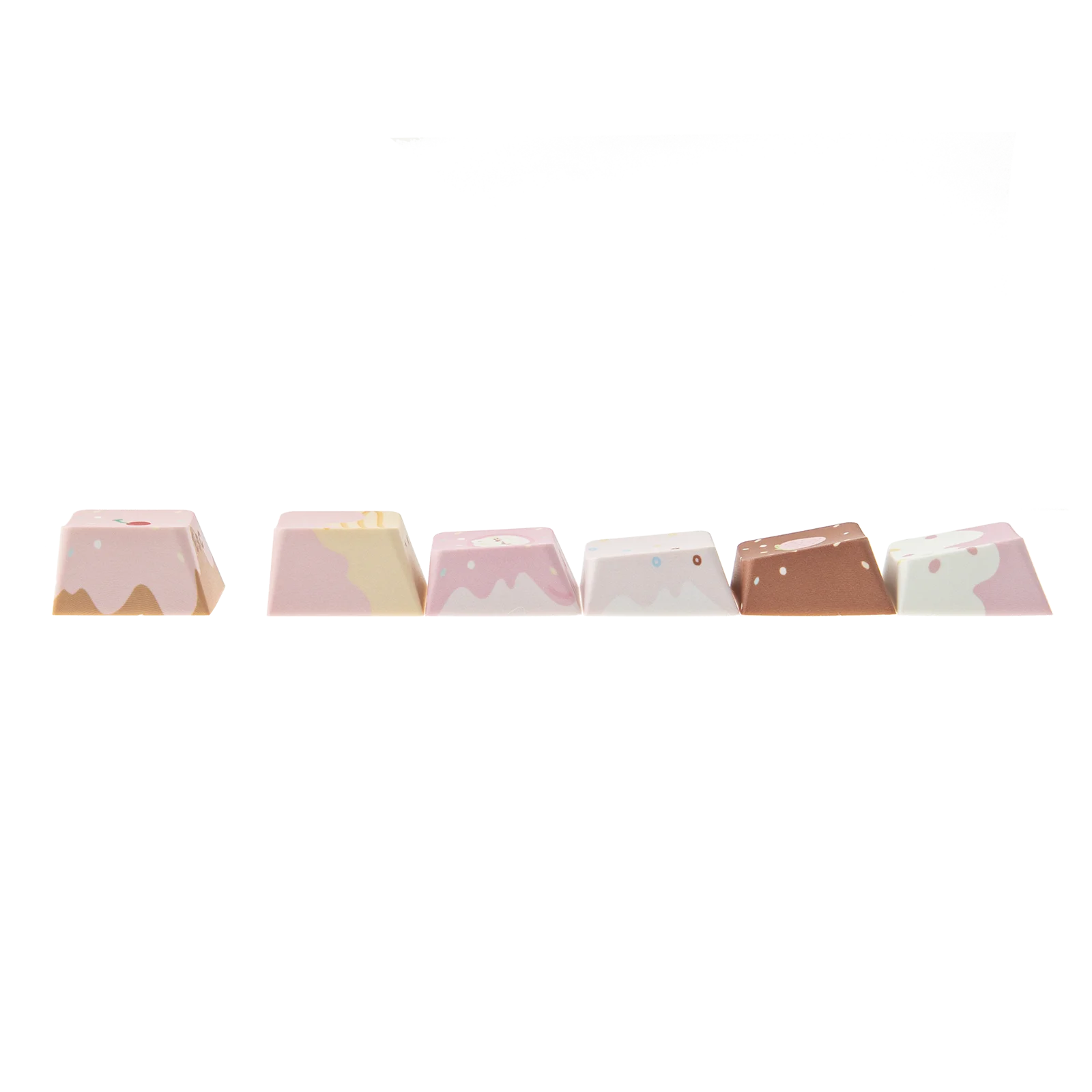 KiiBOOM Dough Fluff Keycap 144(MOA)/143(Cherry) 5-Side Dye-Sublimation Keys for 60%/65%/75%/TKL/Full-sized Mechanical Keyboard