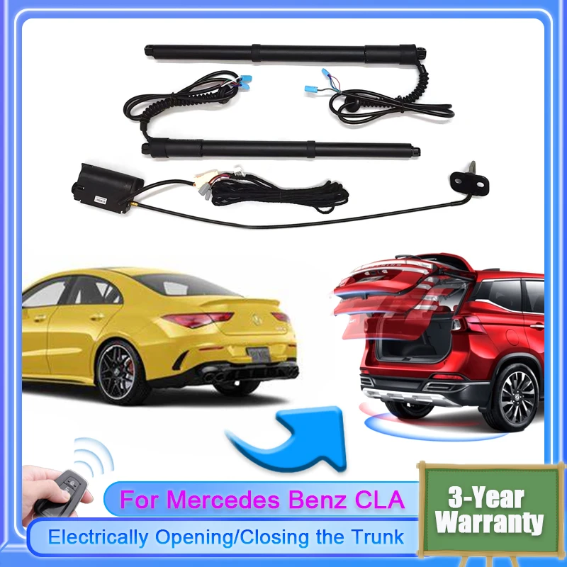 

For Mercedes Benz CLA Class 2020~2024 Car Electric Tailgate Lift System Kit Auto Tail Gate Opener Automatic Lifting Rear Door