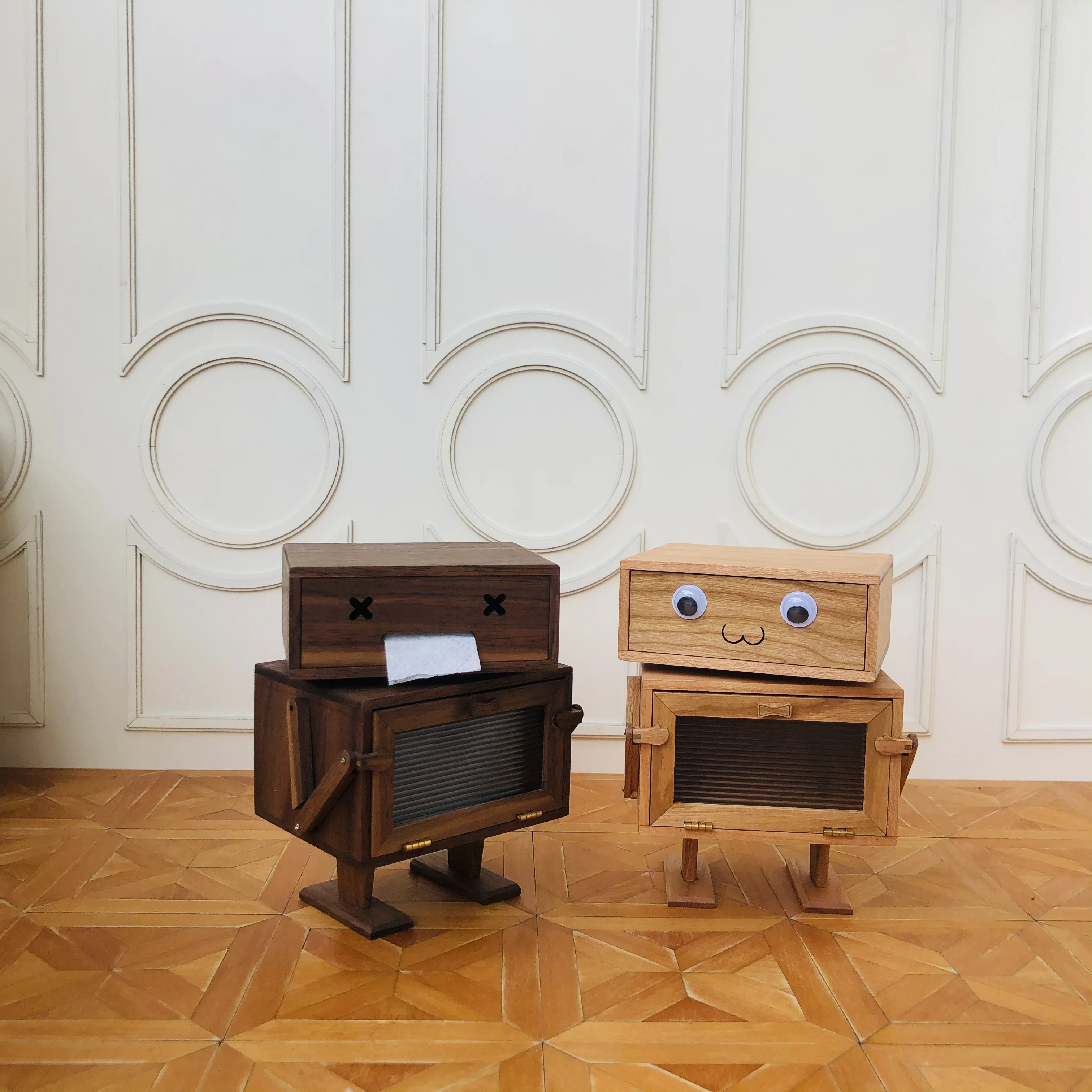 1:6 casa de boneca mini modelo acessórios de móveis robô magnético substituível mesa de cabeceira bjd ob11 gsc blyth soldado lol decoração