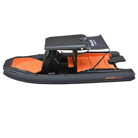 التصميم الحديث الإنقاذ نفخ يخت قارب صغير RIB Ntral وحدة التحكم نظام التوجيه Yachtrigid قارب قابل للنفخ للبيع #6