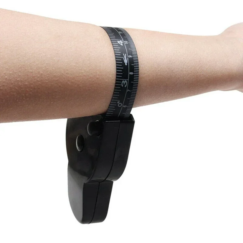 70mm 스킨 폴드 체지방 캘리퍼스 세트(측정 테이프 포함) 체지방 모니터 체지방 테스터 스킨 폴드 측정 도구