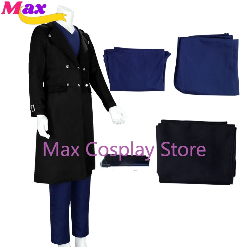 Max Cos Anime Shigaraki Tomura Cosplay Costume Aldult Unisex Exquisite Trench Top Pants Wig Halloween Rave Suit