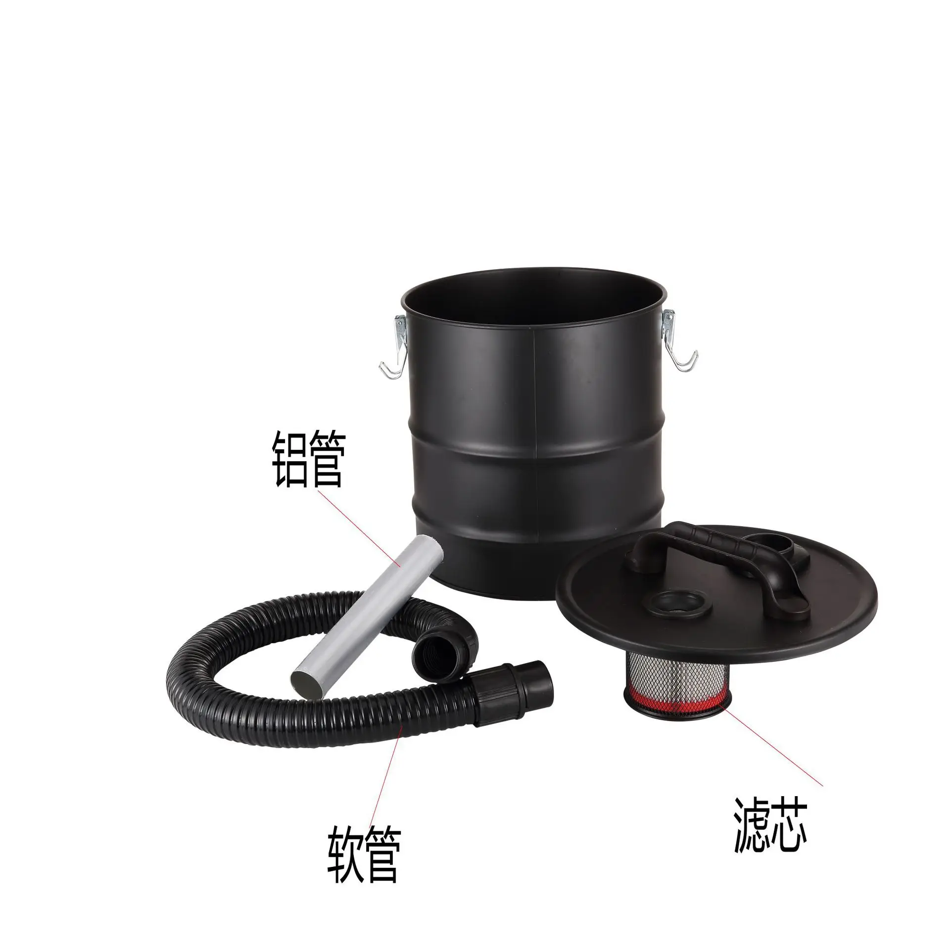 Suction Bucket Vertical Fireplace Cleaner Sander Dust Cyclone Collection Filter Mold Vacuum Cleaner