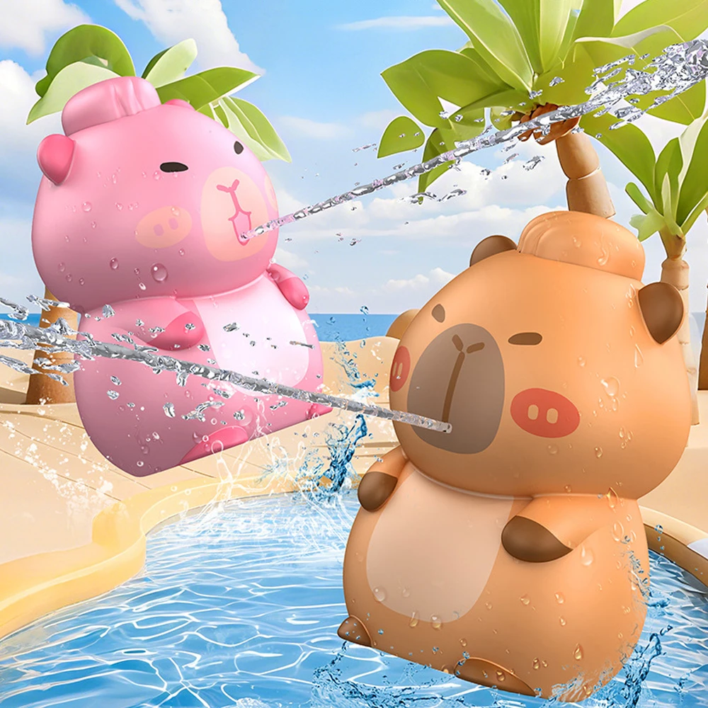3 stks/set Cartoon Capybara Waternevel Druk Type Kleine Capybara Bad Lange Afstand Draagbare Capybara Water Vechten Strand
