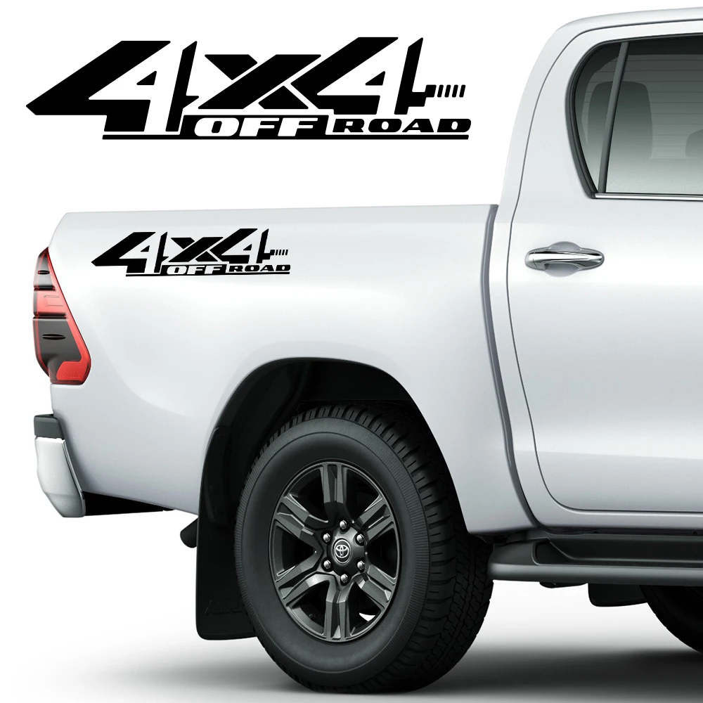 ملصقات سيارة بيك آب بطبقة فينيل أوتوماتيكية ، شارات سيارات للطرق الوعرة 4x4 ، Ranger Raptor Hilux D-Max Silverado Ram GMC ، إكسسوارات سيارة