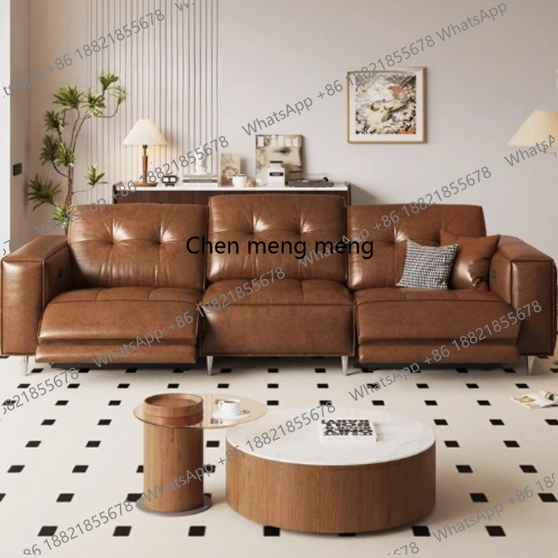 

Electric Waterproof Living Room Sofas Brown Design Puffs Salon Living Room Sofas Recliner Luxury Divano Moderno Unique Furniture