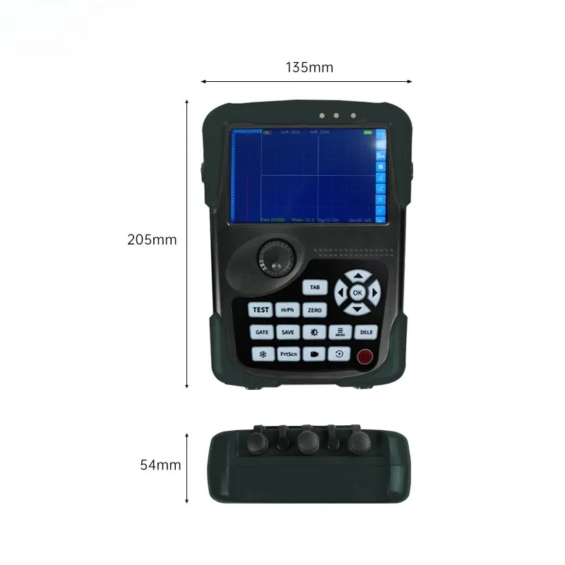 Vertex Series High Accuracy Portable Eddy Current Flaw Detector Workpiece Internal Subtle Defect Detection Testing From 0-4mm
