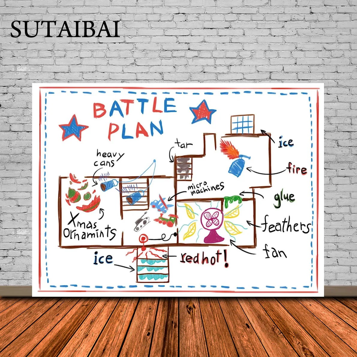 معركة خطة خلفية ل الرجعية 90s عيد الميلاد المنزل وحده حفلة عيد ميلاد لوازم الديكور الكلاسيكية عيد الميلاد فيلم ديكور المنزل جدار