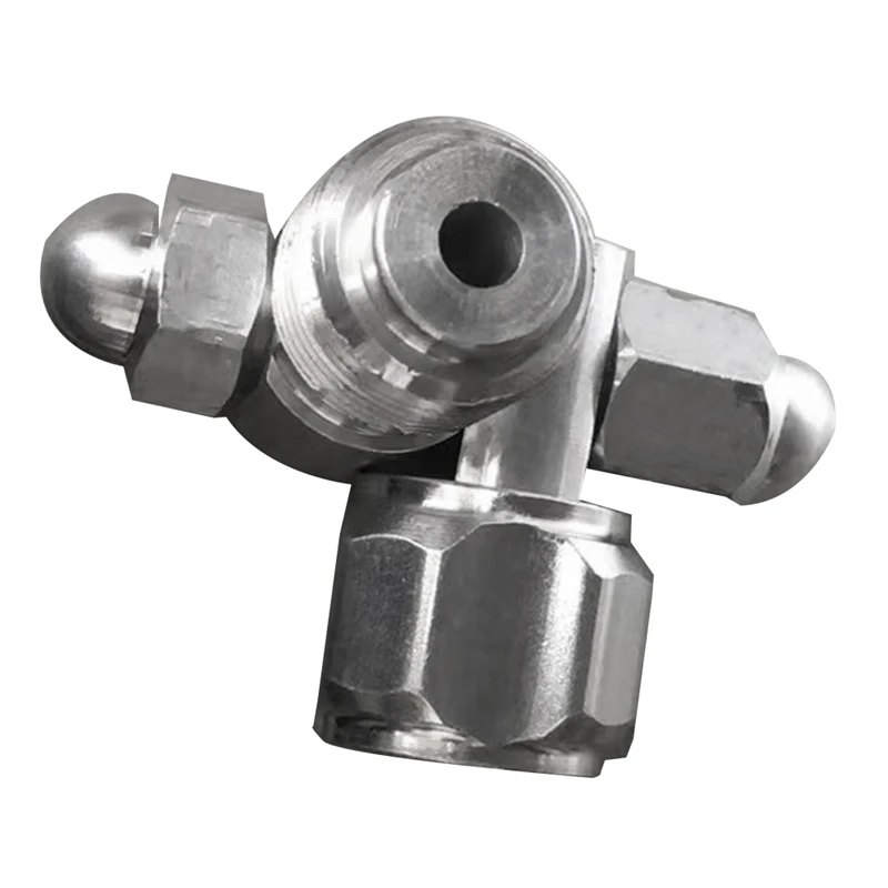 ABUL-Multi-Angle Rotation Swivel Joint Adapter Clean Shot Shut Off For Airless Paint Spray Swivel Joint 2Pc
