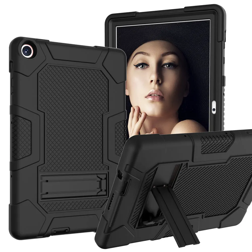 

Armor Shockproof Heavy Duty Silicone Case For Huawei MatePad T10S AGS3-W09 AGS3-L09 10.1 2020 T10 9.7 inch Cover Tablet Case