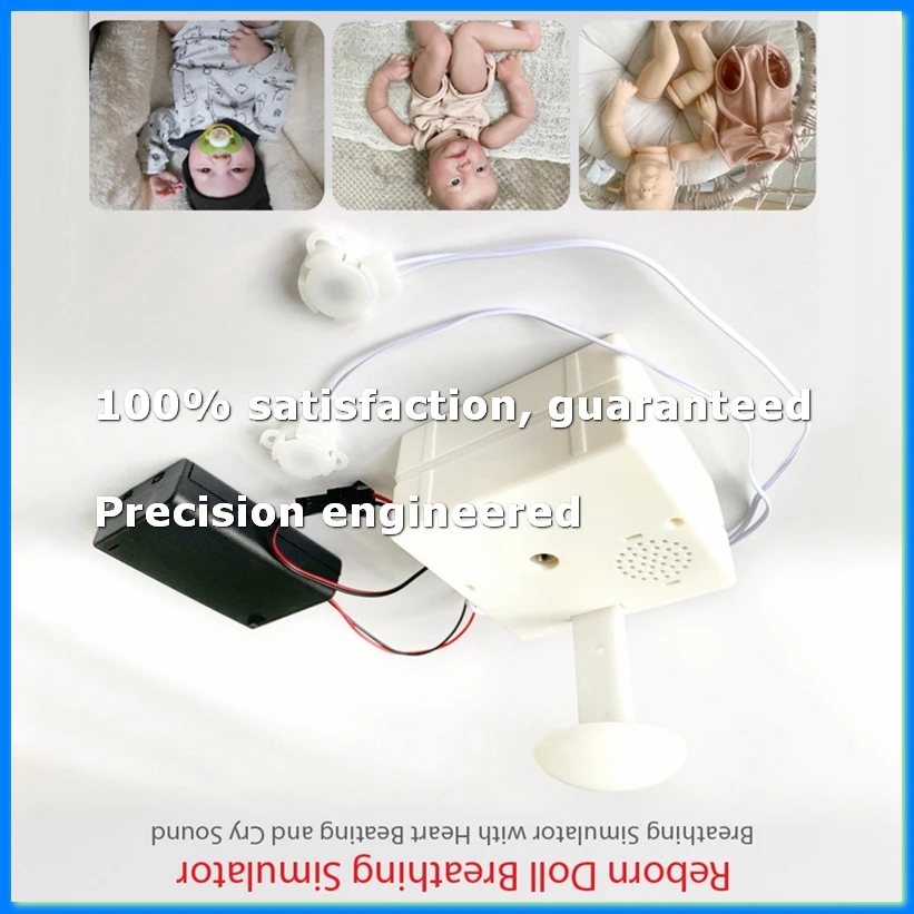 Doll Breathing Simulator Heart Beating with Cry and Smile Sound for Doll Pulsing Device Accessories-SPMI