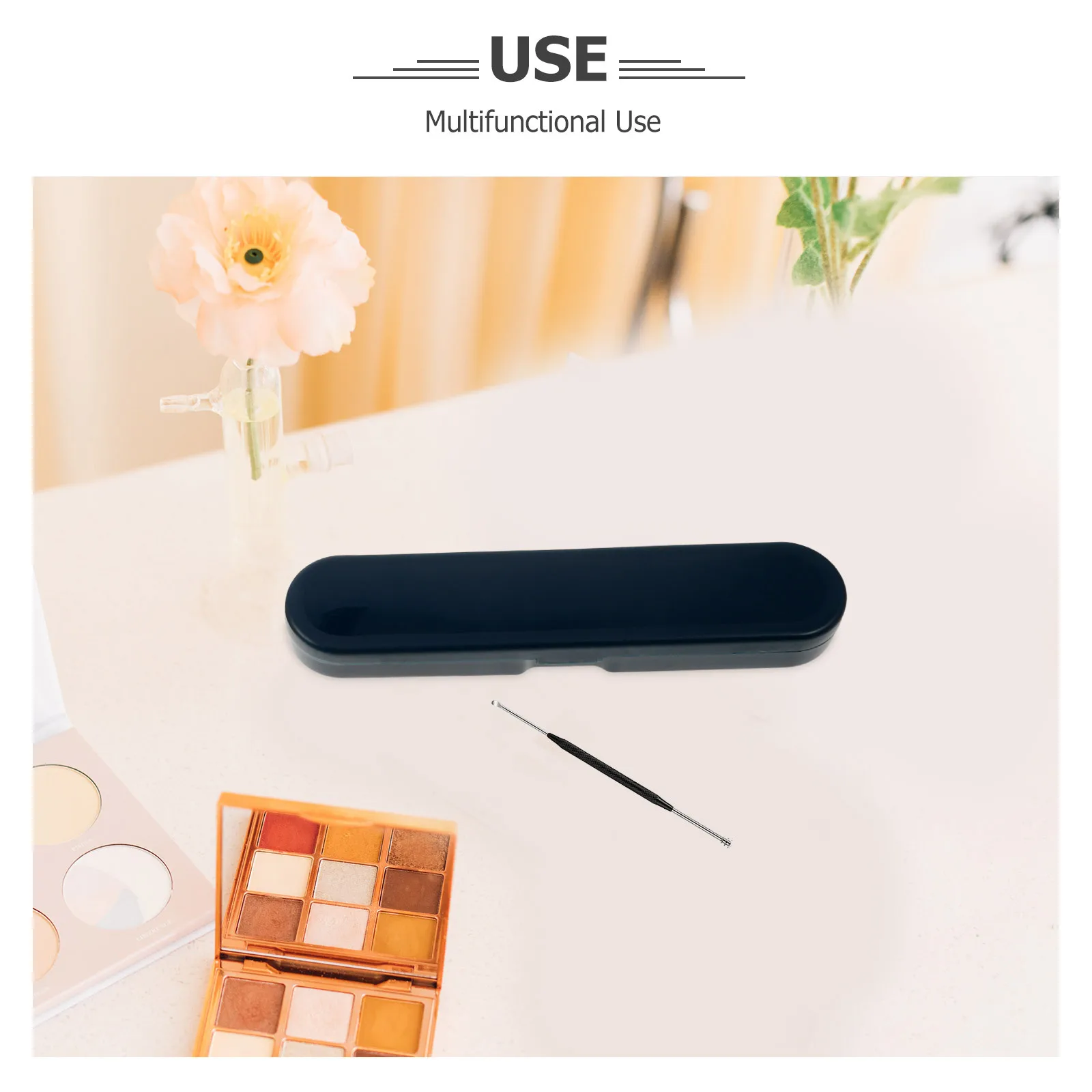 

6pcs Portable Utensil Case Clear Plastic Storage Boxes For Travel Tableware Cutlery Organizer Small Items Craft Accessories