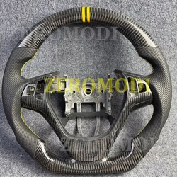 Customized Leather Carbon Fiber Racing Steering Wheel For Hyundai Genesis Coupe 2013 2014 2015
