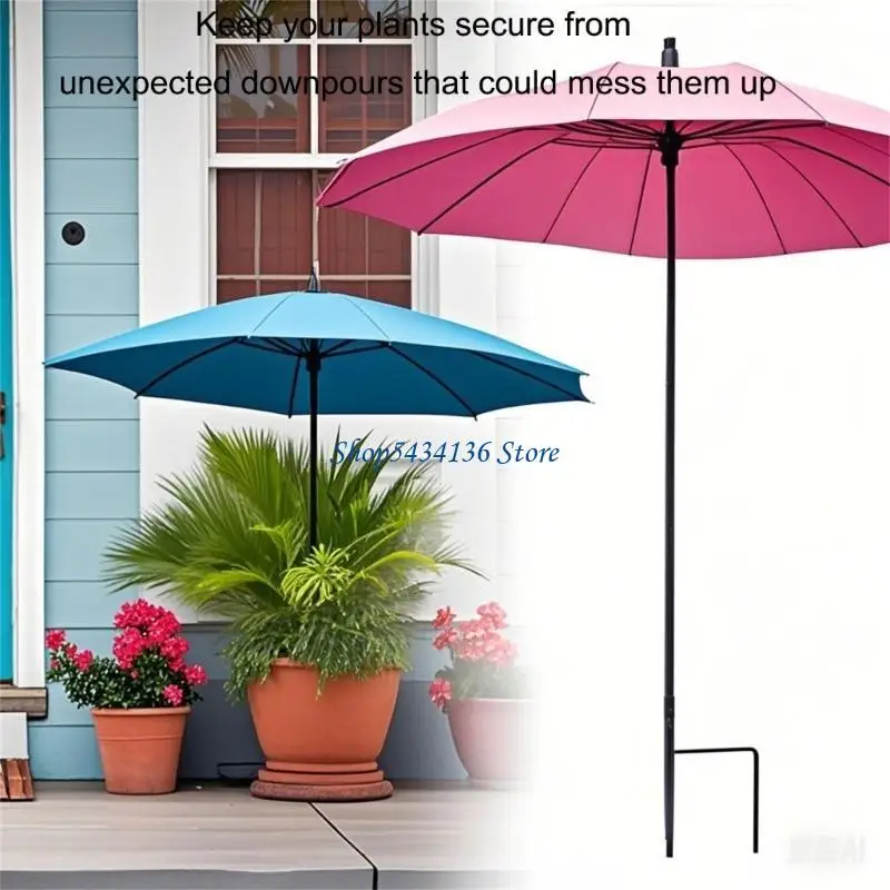 H7ED Metal Plant Support Poles For Outdoor Use Iron Stake Weather Resistant Design