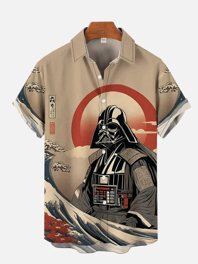 

Casual Starwars- Summer Shirts Men Women Hawaiian Short Sleeve Shirt Casual Boys Clothes Girls Teen Shirts Fashion Tshirt Man