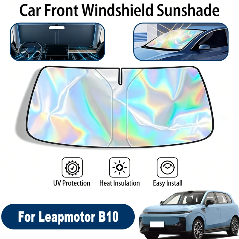 

Windshield Sun Shade For Leapmotor B10 Foldable UV Reflective Front Window Sun Protection Cover Accessories