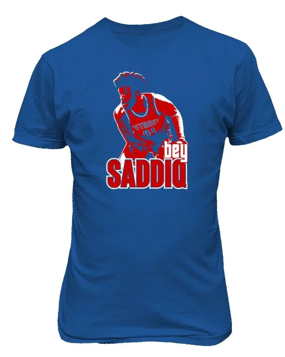 Bey Saddiq Detroit Basketball Player Athlete Fans Unisex Tee Tshirt