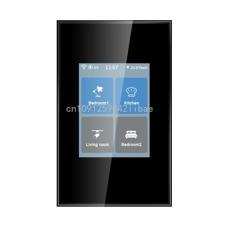 Fty Direct Sale LANBON New LCD 4 Gang Smart Switch for Smart Home by WiFi Mesh Tuya WiFi Tuya Zigbee