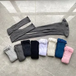 Women Autumn Winter Lengthened Lace Mouth Pantyhose Stockings