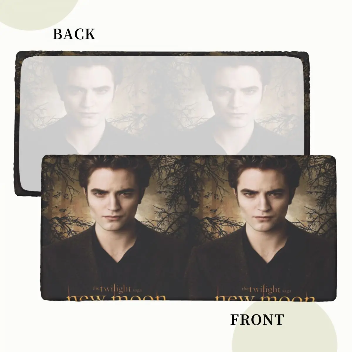 The Twilight Saga Edward Cullen Customized Rectangular Tablecloth Oilproof Table Cover for Dining Events Table Cloth