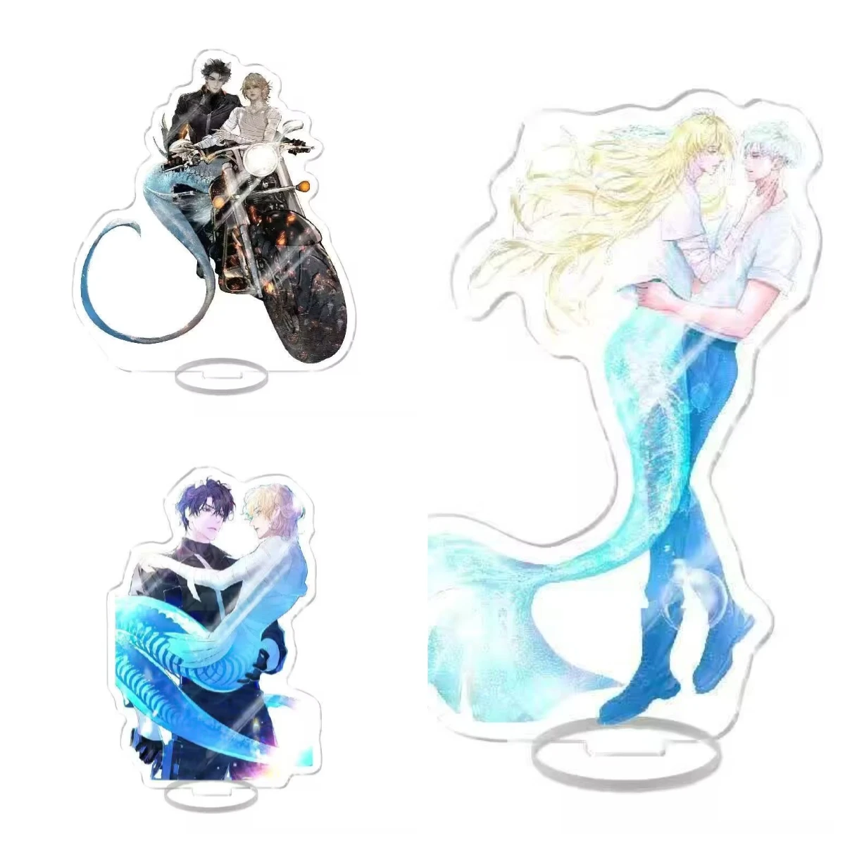 

Комические товары «Русалка Фолз» "Белый Чун Ланбо" акриловое украшение стола, подарок на день рождения, украшение для студентов