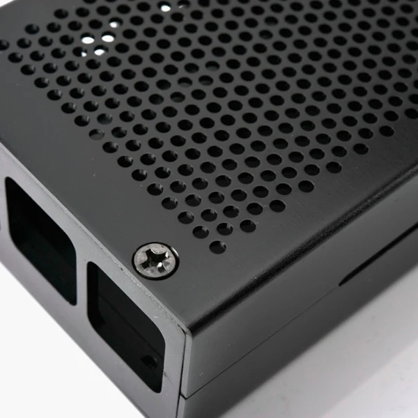 Beschikbare Raspberry Pi 3 Model B+ behuizing Aluminium behuizing Compatibel met Raspberry Pi 3 Model B Ook (zwart)