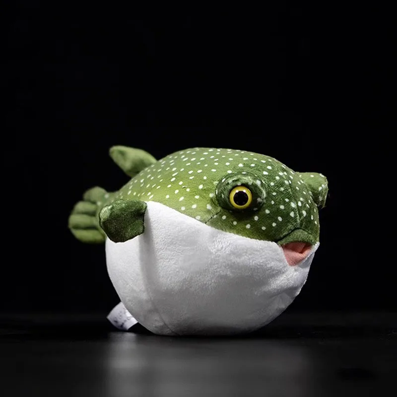 Simulated Animal Sea Boxfish Trunkfish Pufferfish Ball Puffer Fish Plush Toy Stuffed Doll Zoo Aquarium Marine Park Girl Boy Gift