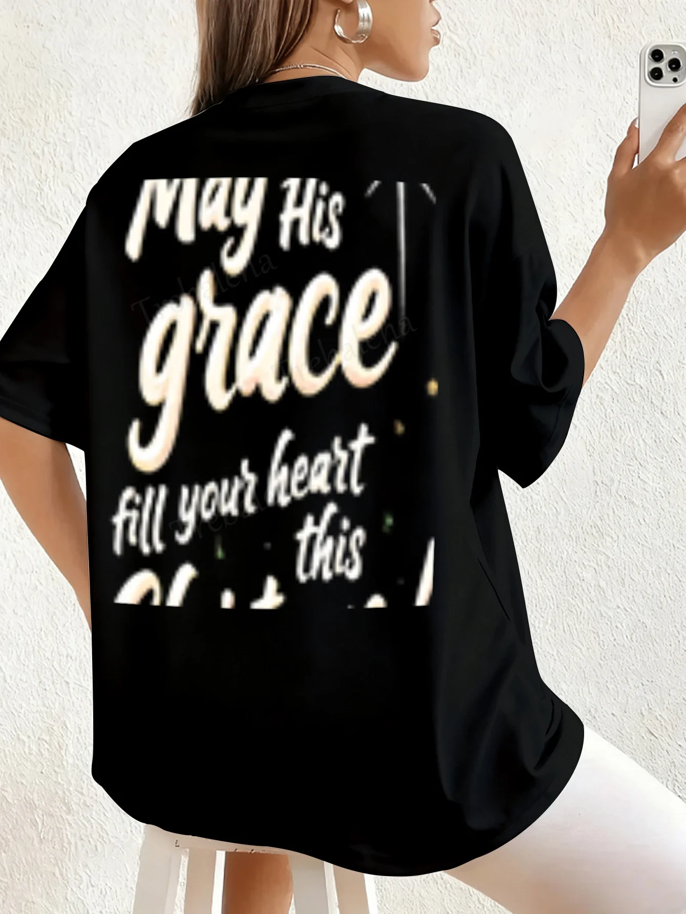 Camiseta de mujer Grace-Filled Heart Camiseta para mujer, fe y estilo