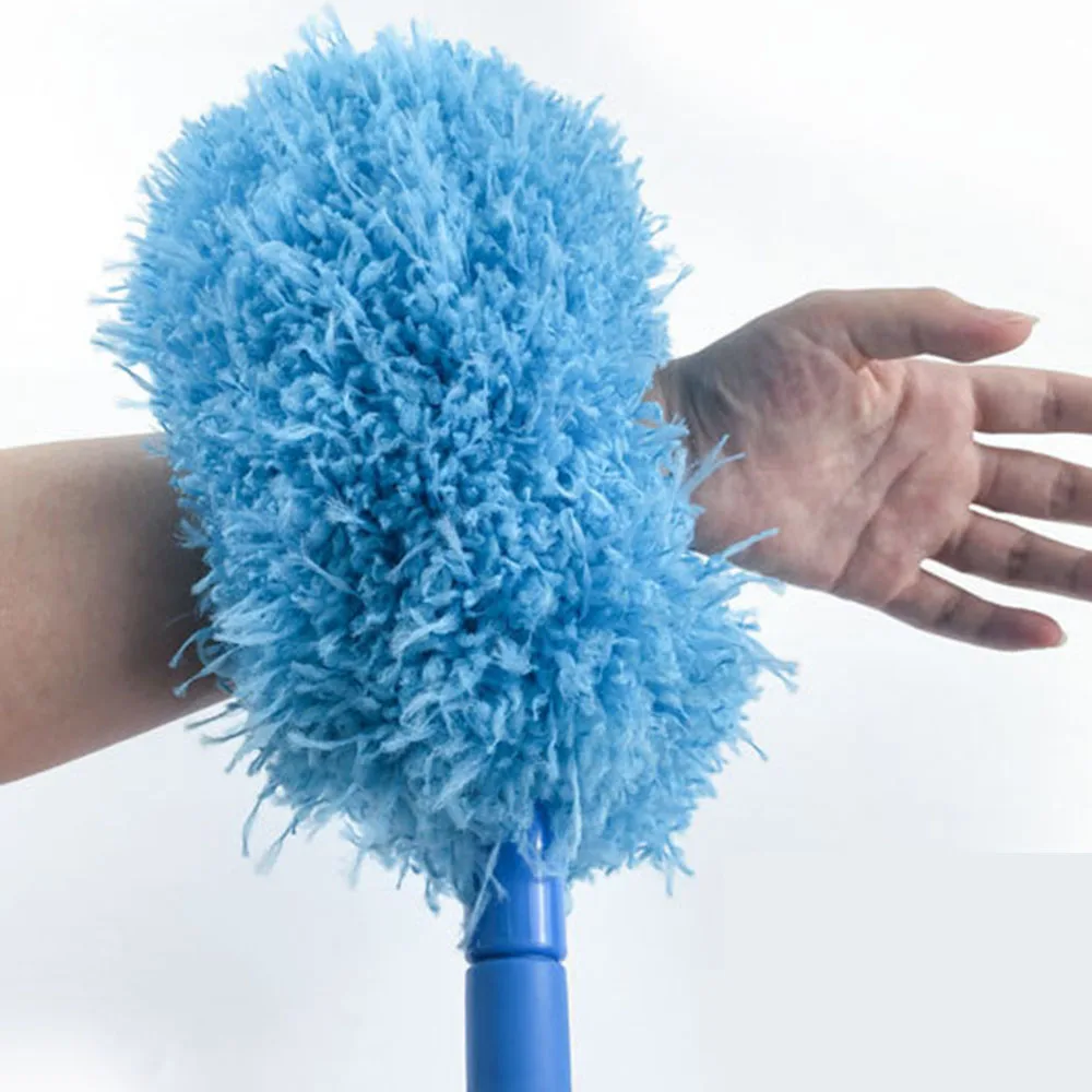 Washable Microfiber Duster, Telescoping Extension Pole, Cleaning Furniture Blinds, High Ceiling Fan Cleaner, Car Supplies