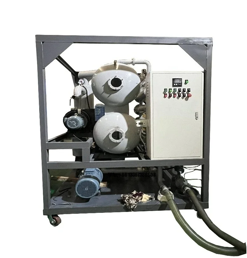 High Efficiency Transformer Oil Purifier Machine New Condition Vacuum Transformer Oil Degassing Machine